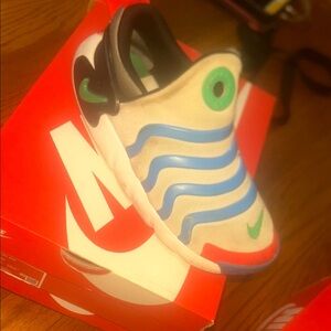 Nike Blue and Red Sneakers Retro Design